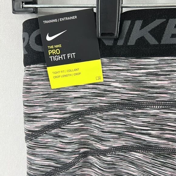 Women's Fitted Space-Dyed Cropped Tights Black  - Sz S - NWT - Picture 7 of 7